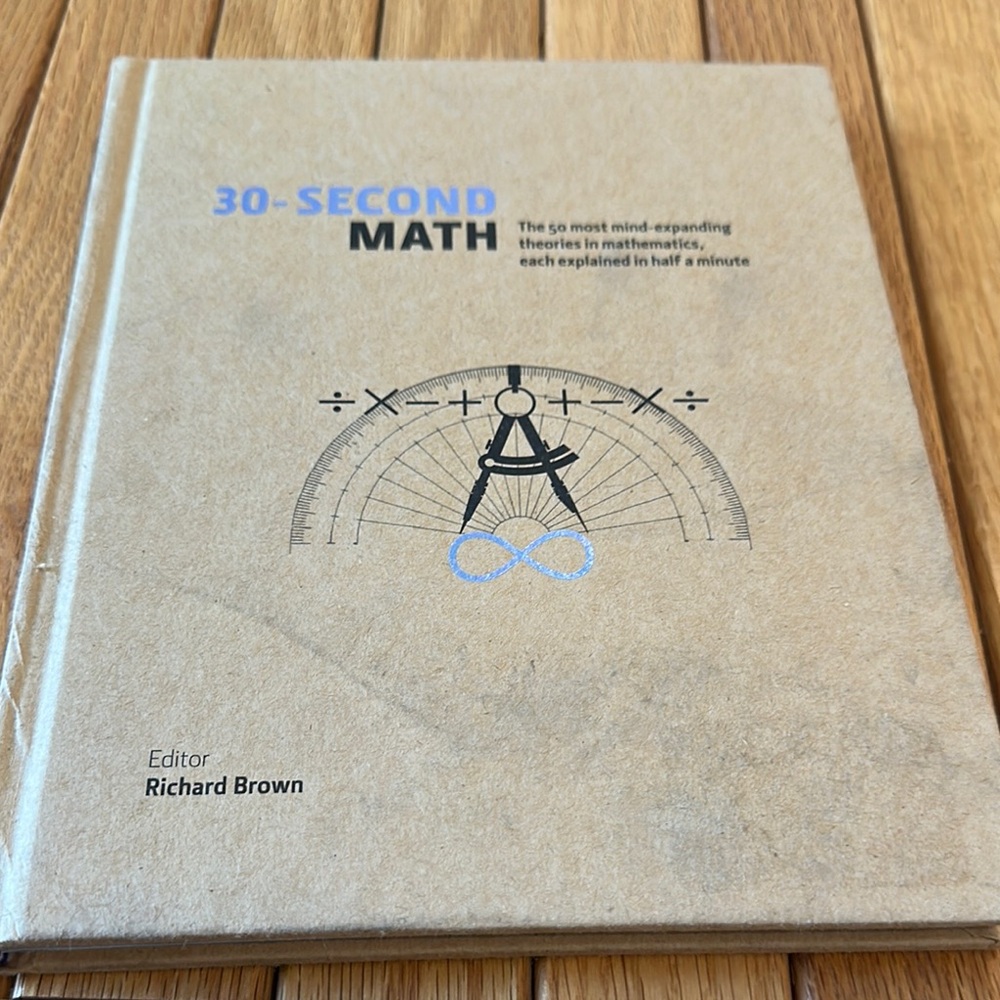 30-Second Math Hardcover Book editor Richard Brown